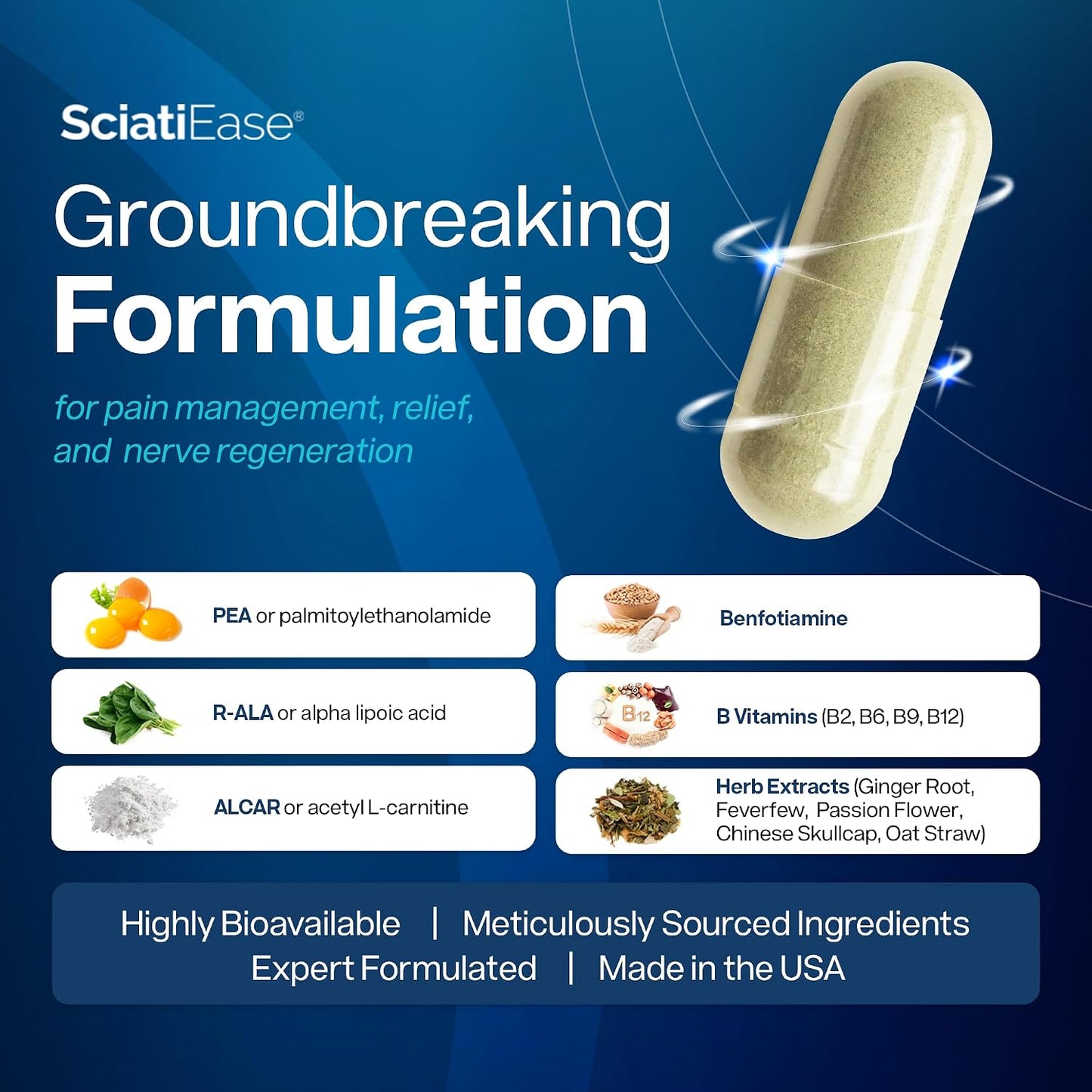 SciatiEase Sciatic Nerve Support Formula